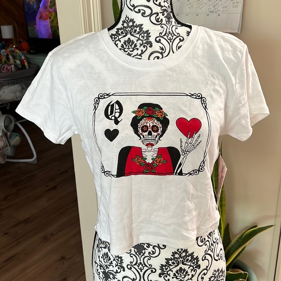 NWT Candy Skull Top #435 - Picture 1 of 7